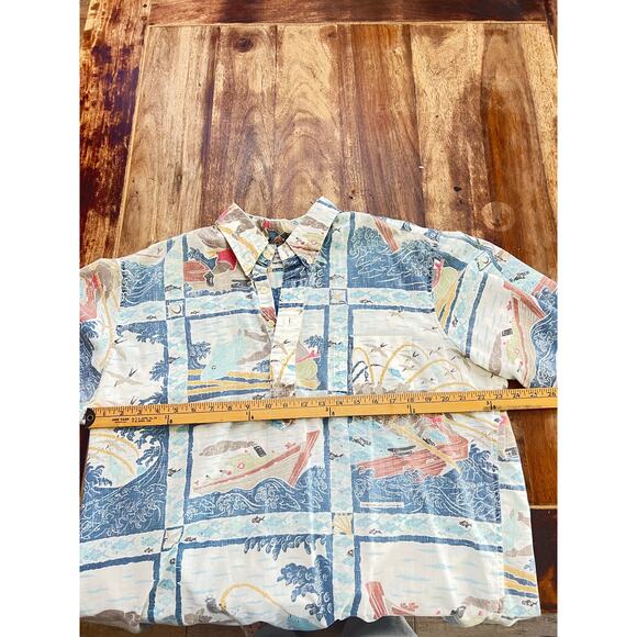 Vintage Reyn Spooner Men Hawaiian Dietrich Varez Collection Aloha Shirt Size XL - Picture 4 of 4